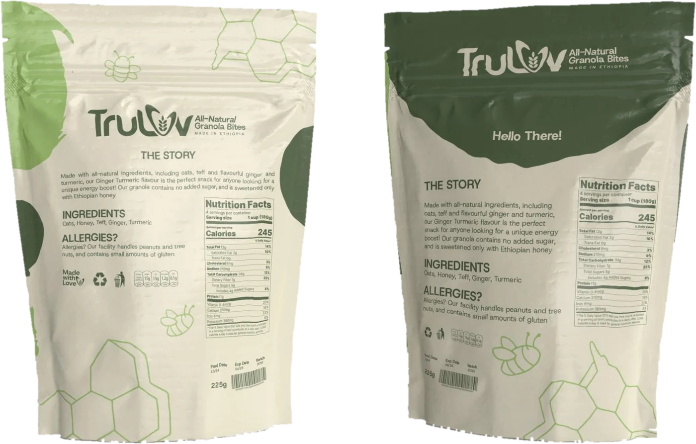 Truluv pouches, back